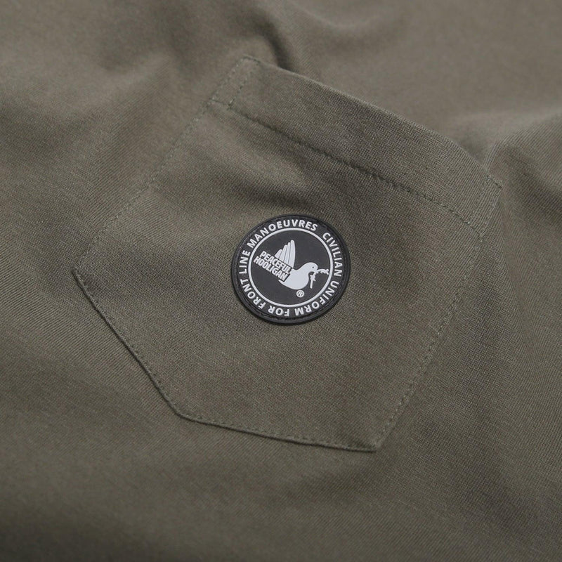 Duke T-Shirt Dark Olive - Peaceful Hooligan 