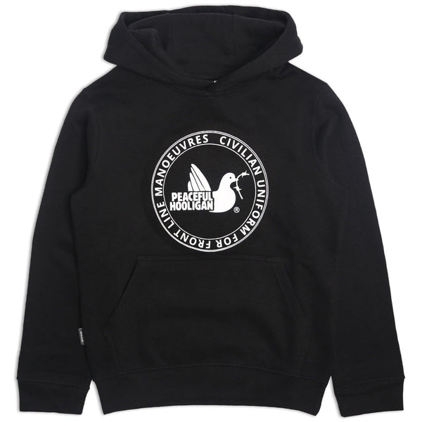 Junior Civilian Uniform Hoodie Black - Peaceful Hooligan 