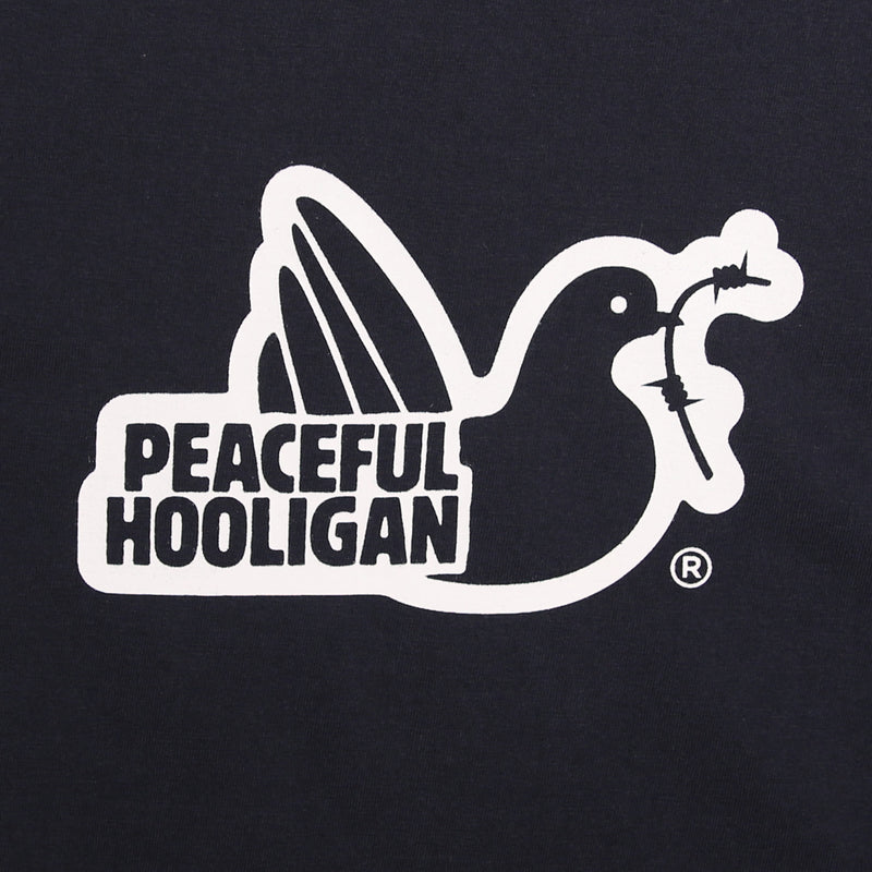 Junior Outline Sweatshirt Navy - Peaceful Hooligan 