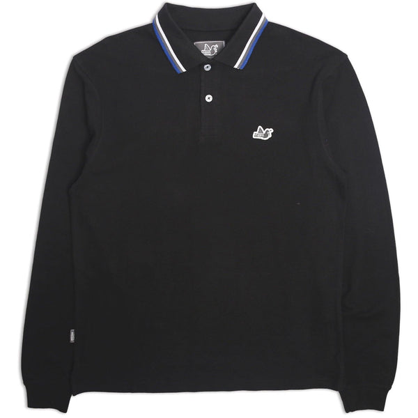 Elevate Ls Polo Black - Peaceful Hooligan 