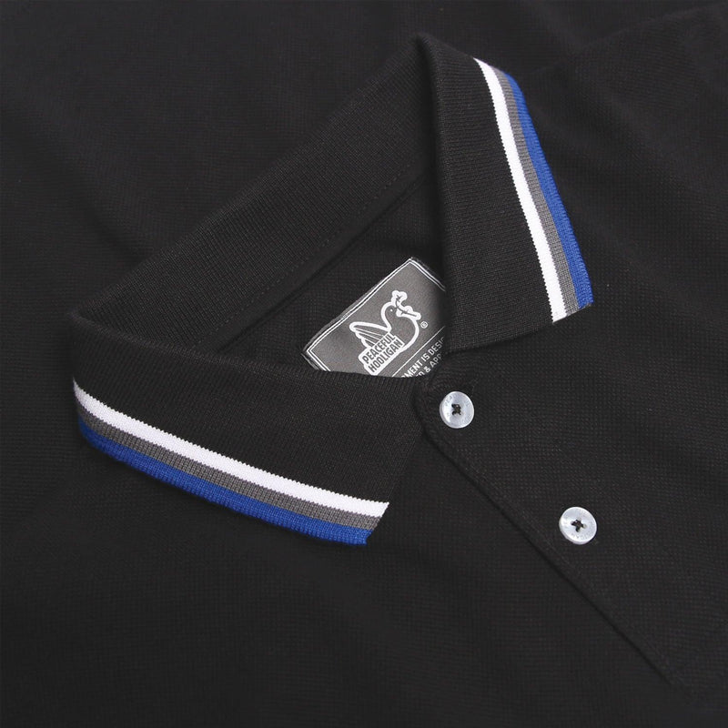 Elevate Ls Polo Black - Peaceful Hooligan 