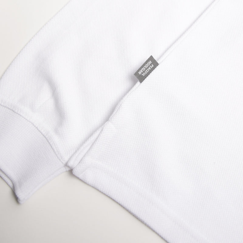 Elevate LS Polo White - Peaceful Hooligan 