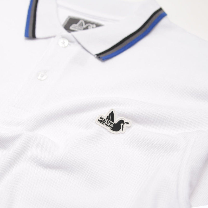 Elevate Ls Polo White - Peaceful Hooligan 