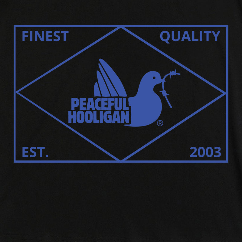 Match T-Shirt Black - Peaceful Hooligan 