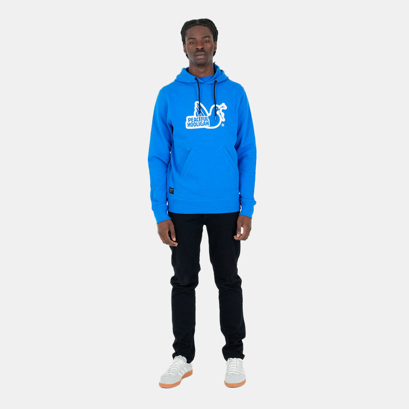 Outline Hoodie Ocean Blue