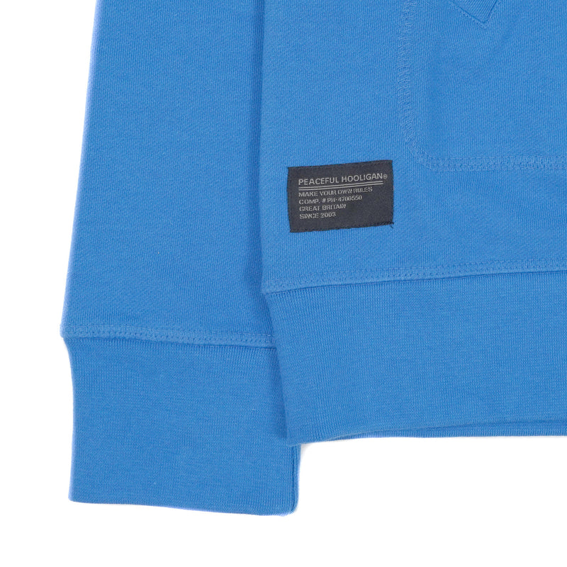 Outline Hoodie Ocean Blue