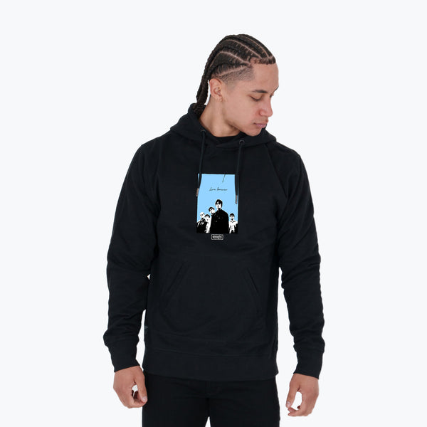 Live Forever Hoodie Black - Peaceful Hooligan 