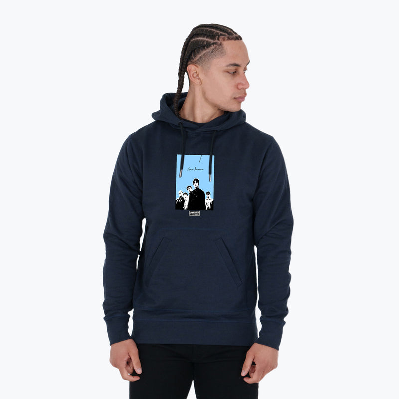 Live Forever Hoodie Navy - Peaceful Hooligan 