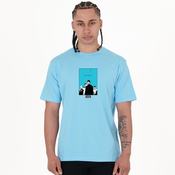 Live Forever T-Shirt Crystal Blue - Peaceful Hooligan 