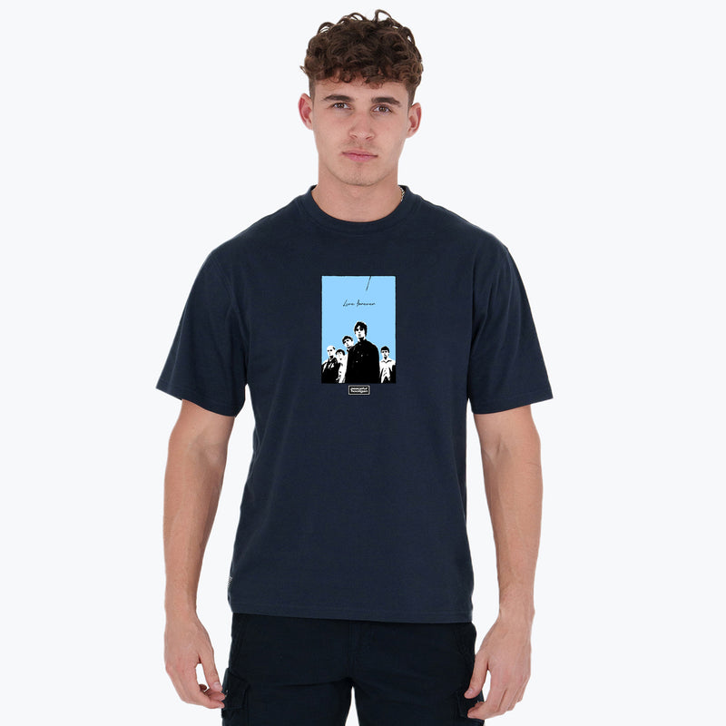 Live Forever T-Shirt Navy