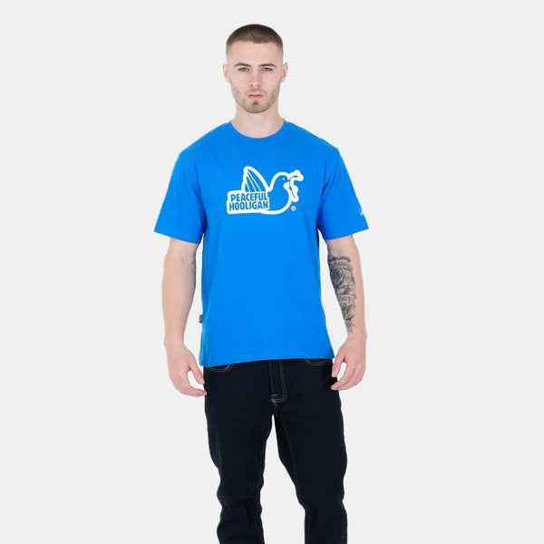 Outline T-Shirt Ocean Blue