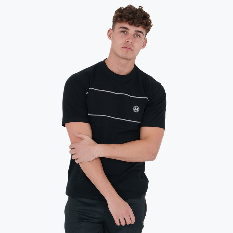 Backhand T-Shirt Black - Peaceful Hooligan 