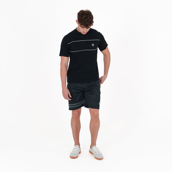 Backhand T-Shirt Black - Peaceful Hooligan 