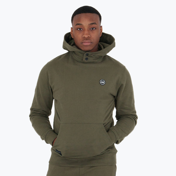 Bugsy Hoodie Olive - Peaceful Hooligan 