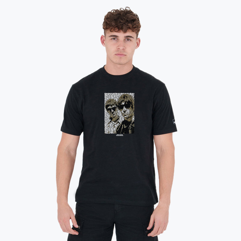 Brother T-Shirt Black - Peaceful Hooligan 