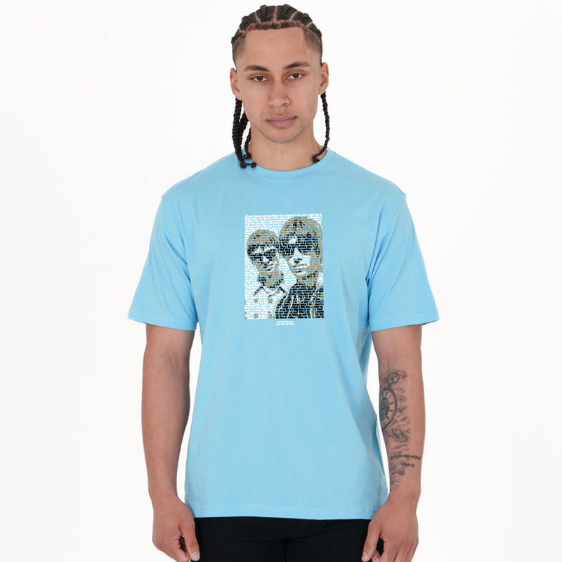 Brother T-Shirt Crystal Blue - Peaceful Hooligan 