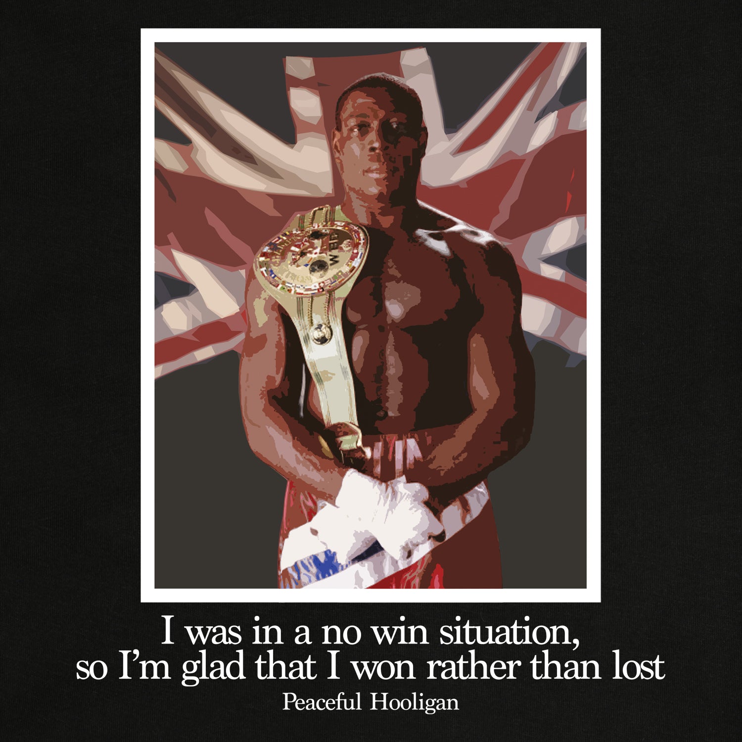 Bruno T-Shirt Black - Peaceful Hooligan 