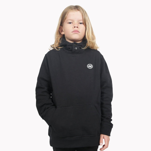 Junior Bugsy Hoodie Black - Peaceful Hooligan 