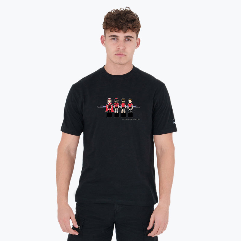 Albania Foosball T-Shirt Black - Peaceful Hooligan 