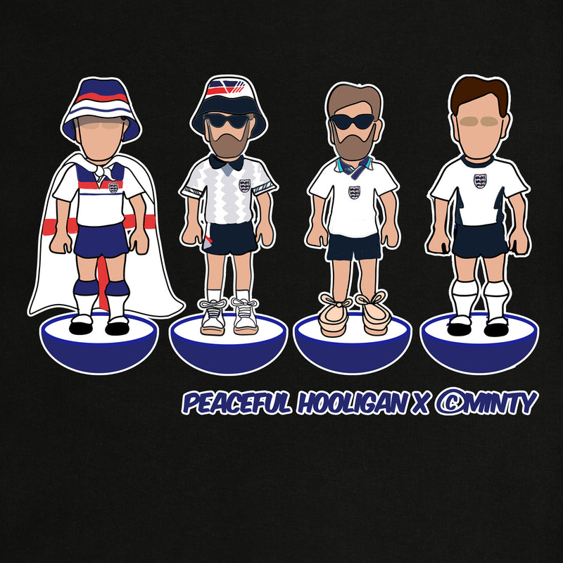 England Subbuteo T-Shirt Black