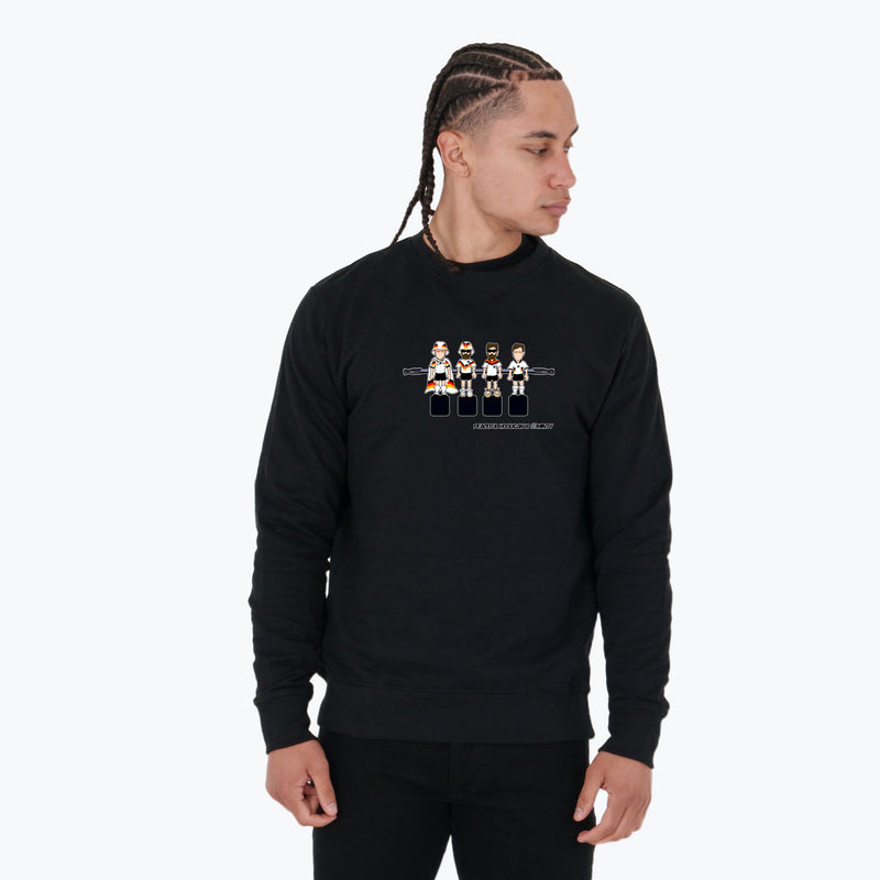 Germany Foosball Sweatshirt Black - Peaceful Hooligan 