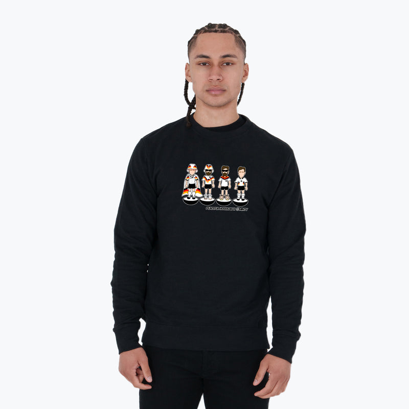 Germany Subbuteo Sweatshirt Black - Peaceful Hooligan 