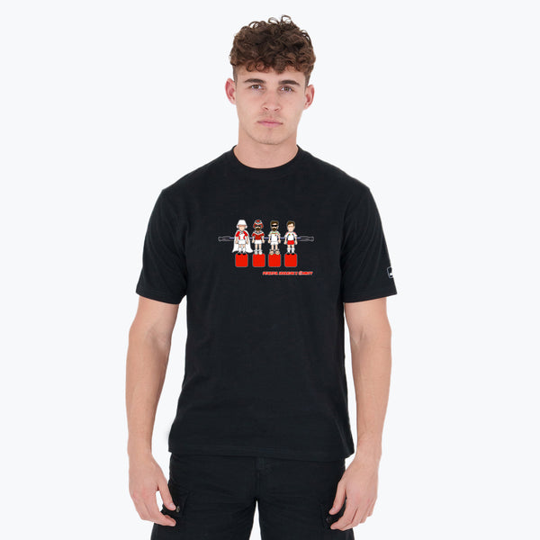 Hungary Foosball T-Shirt Black - Peaceful Hooligan 