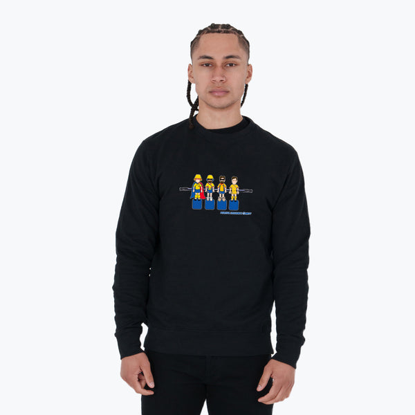 Romania Foosball Sweatshirt Black - Peaceful Hooligan 