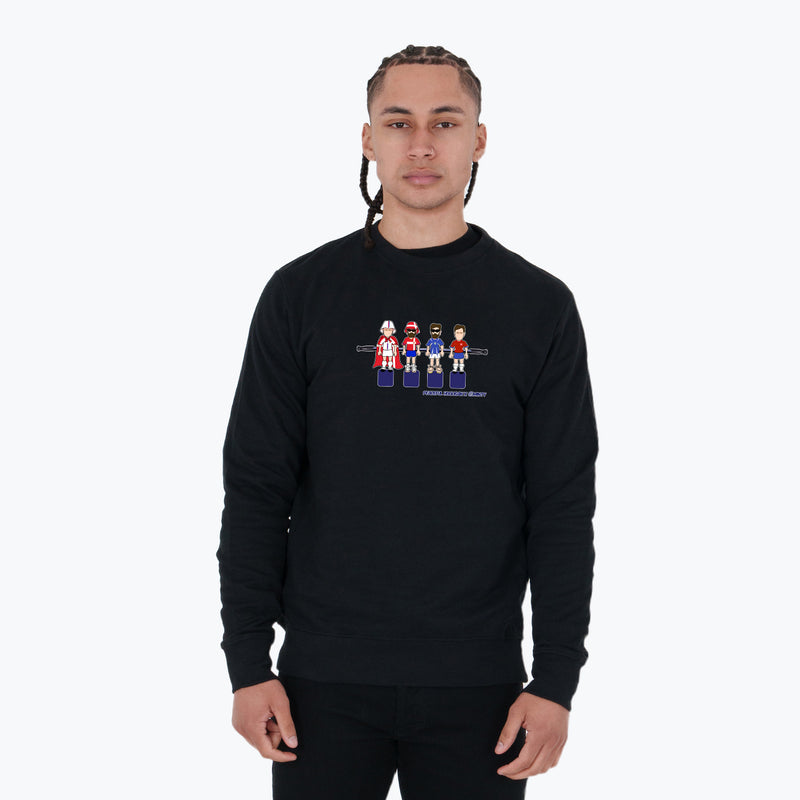 Serbia Foosball Sweatshirt Black - Peaceful Hooligan 