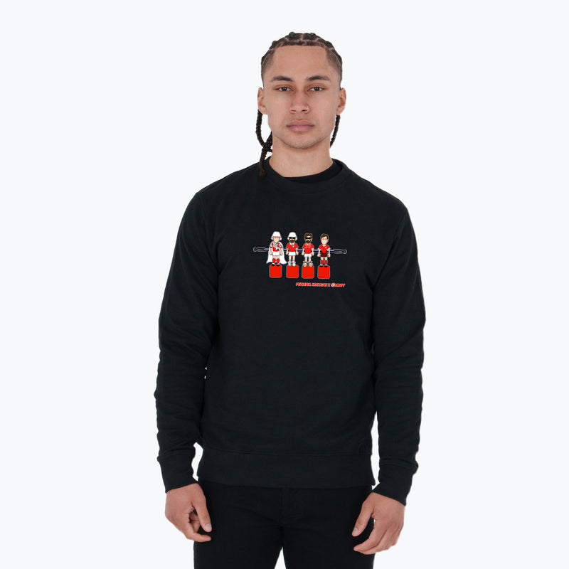 Switzerland Foosball Sweatshirt Black - Peaceful Hooligan 