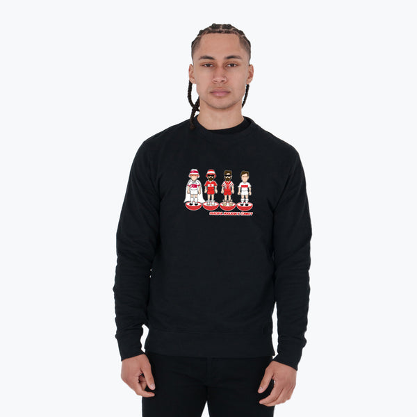 Turkey Subbuteo Sweatshirt Black - Peaceful Hooligan 