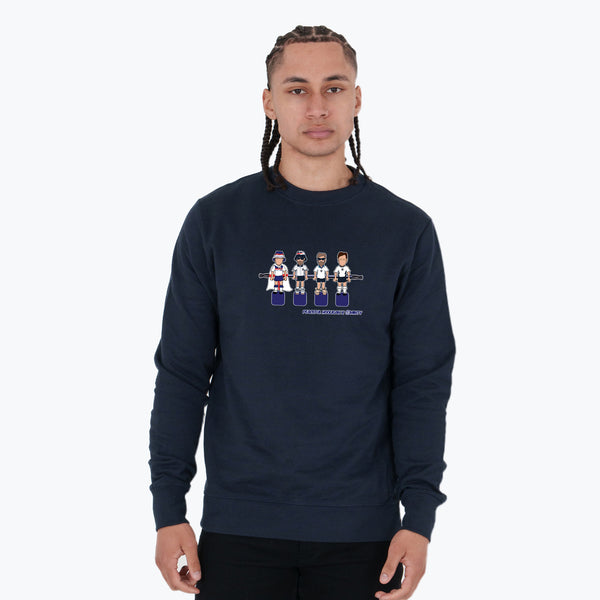 England Foosball Sweatshirt Navy - Peaceful Hooligan 