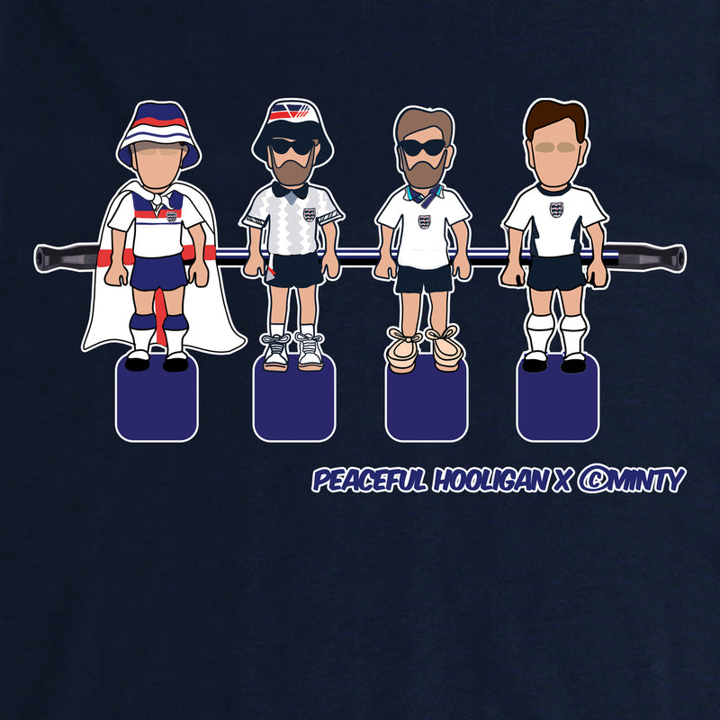 England Foosball T-Shirt Navy