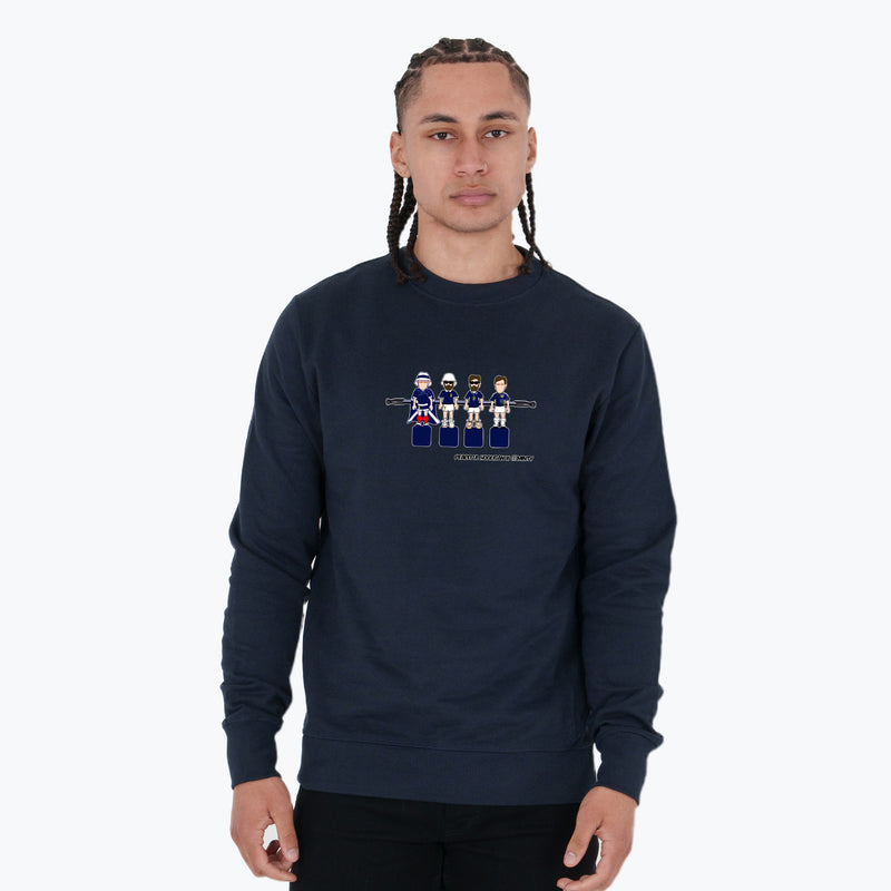 Scotland Foosball Sweatshirt Navy - Peaceful Hooligan 