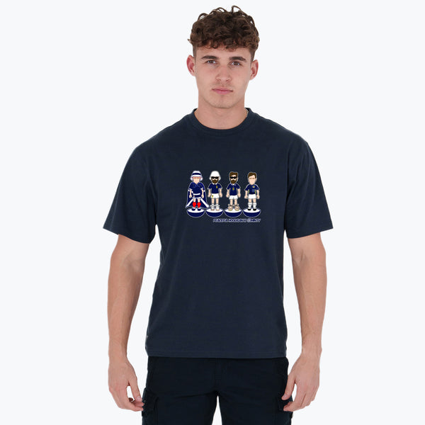 Scotland Subbuteo T-Shirt Navy - Peaceful Hooligan 