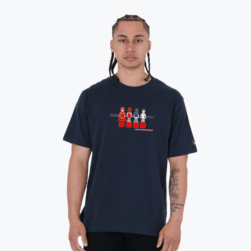 Slovakia Foosball T-Shirt Navy - Peaceful Hooligan 