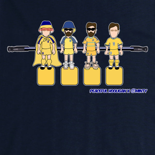 Ukraine Foosball T-Shirt Navy