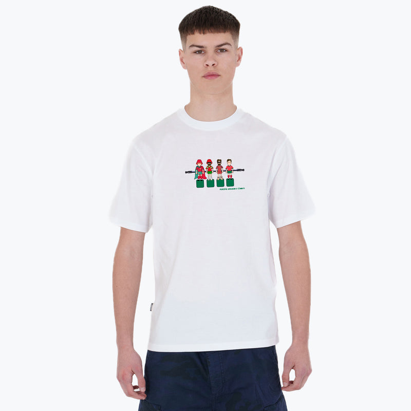 Portugal Foosball T-Shirt White - Peaceful Hooligan 