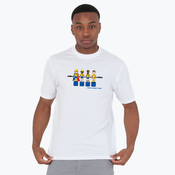 Romania Foosball T-Shirt White - Peaceful Hooligan 