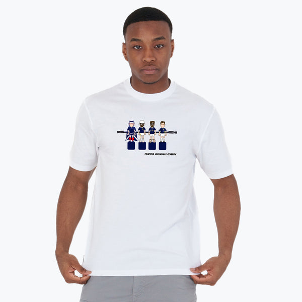 Scotland Foosball T-Shirt White - Peaceful Hooligan 