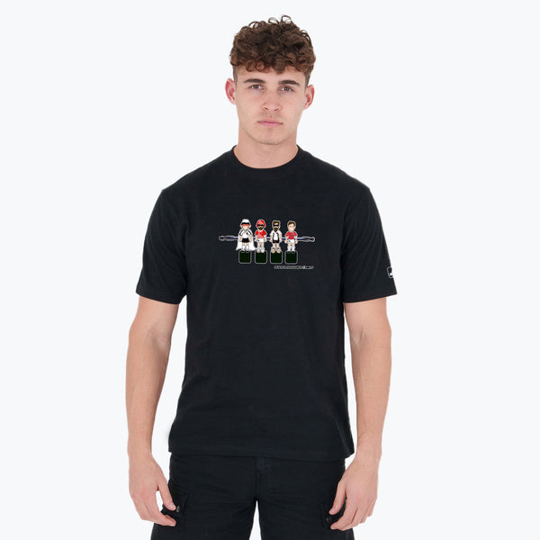 Austria Foosball T-Shirt Black - Peaceful Hooligan 