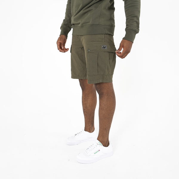 Container Shorts Dark Olive - Peaceful Hooligan 