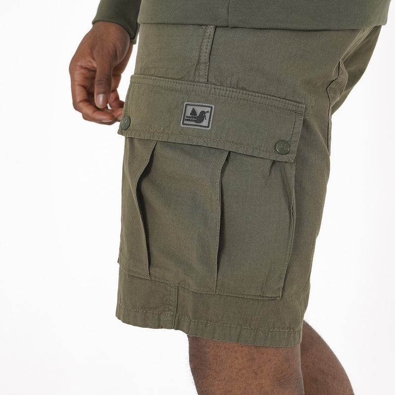 Container Shorts Dark Olive - Peaceful Hooligan 