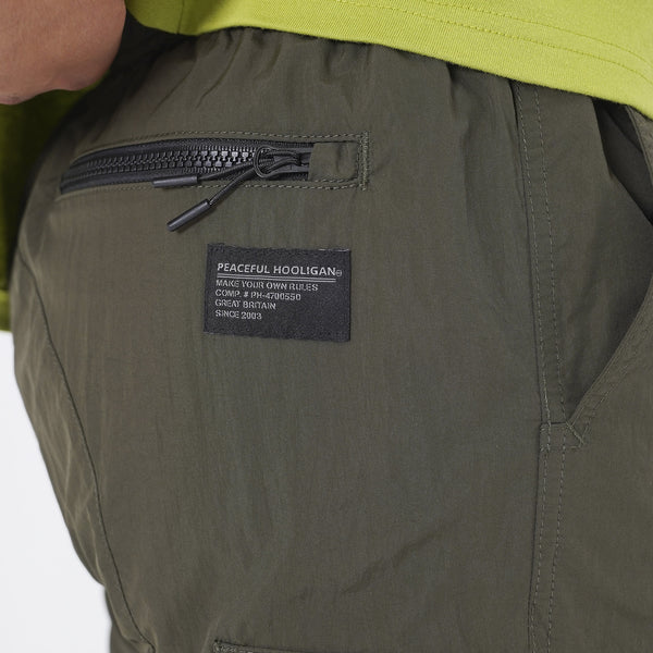 Container Sport Pants Dark Olive - Peaceful Hooligan 