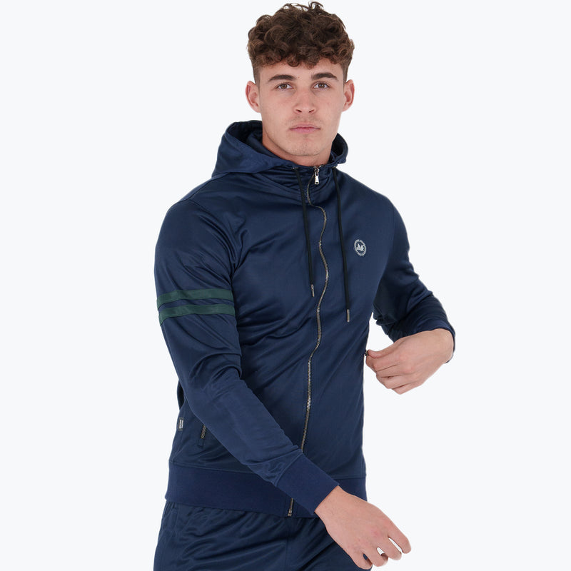 Court Track Top Navy - Peaceful Hooligan 