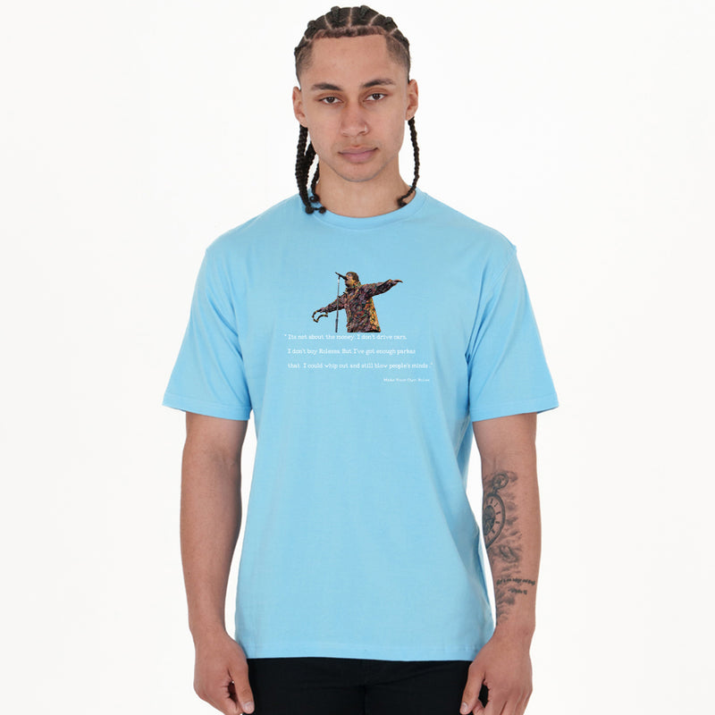 Gallagher T-Shirt Crystal Blue - Peaceful Hooligan 