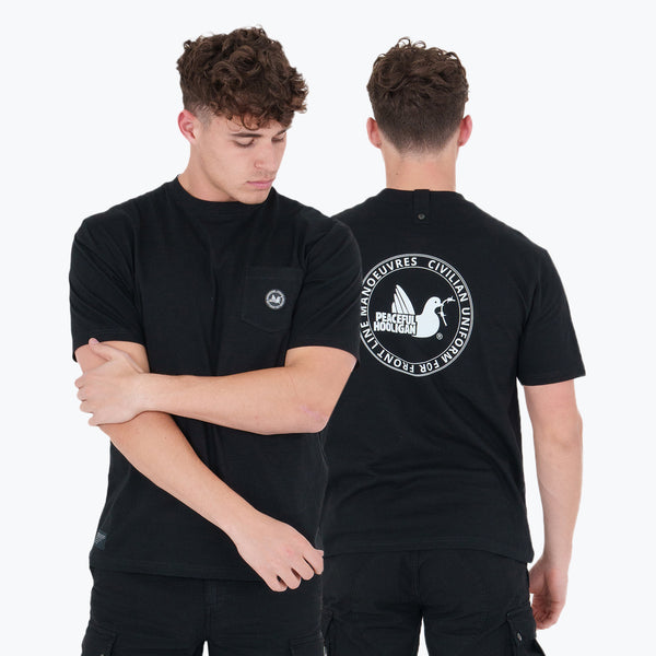 C.U.P T-Shirt Black - Peaceful Hooligan 