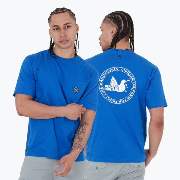 C.U.P T-Shirt Cobalt - Peaceful Hooligan 