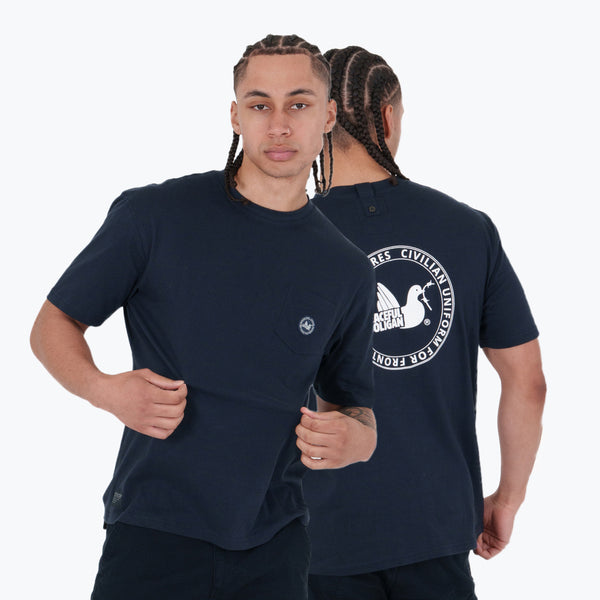 C.U.P T-Shirt Navy - Peaceful Hooligan 