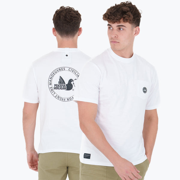 C.U.P T-Shirt White - Peaceful Hooligan 